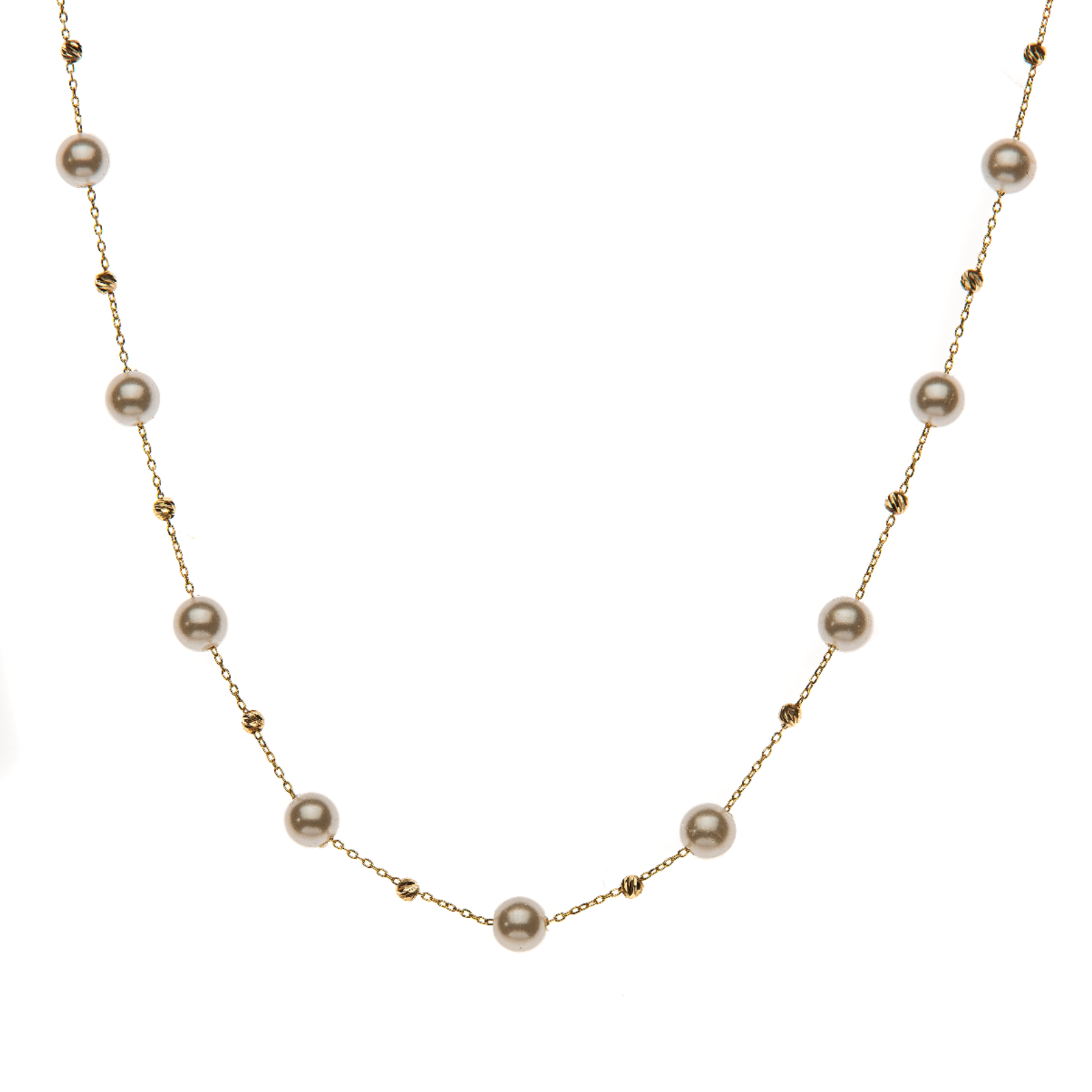 Rada-necklace-morvarid.png گردنبند طلای ۱۸ عیار رادا مدل مروارید - Image 1